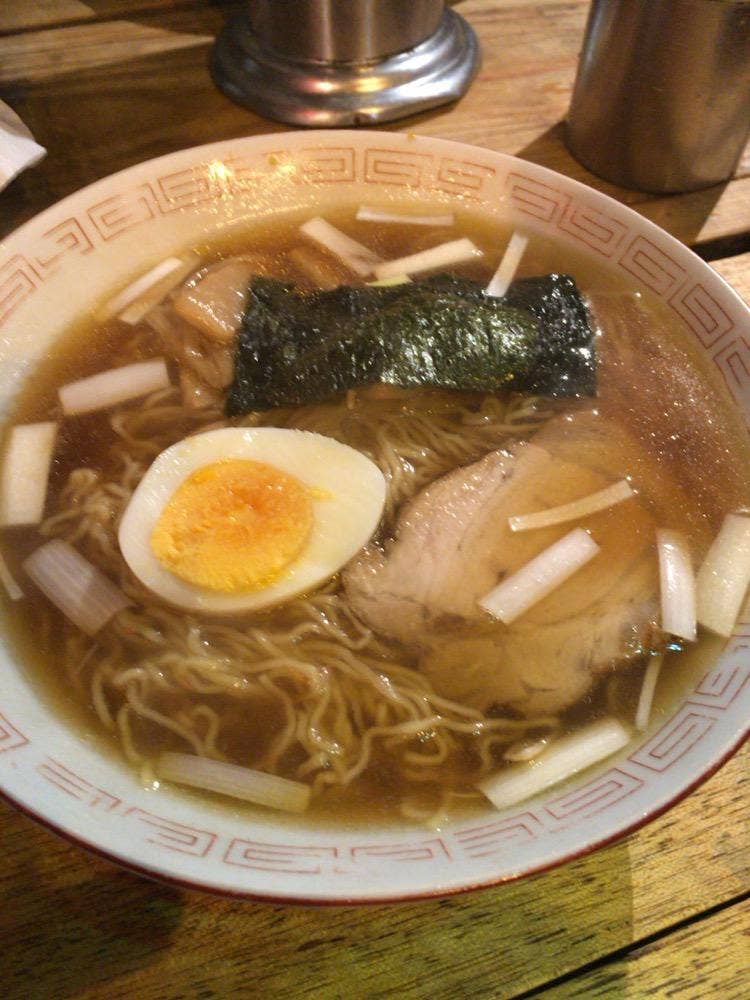 屋台のラーメン