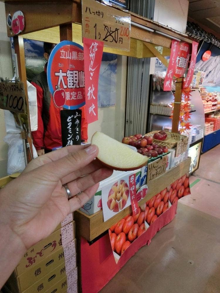 大観峰駅構内売店