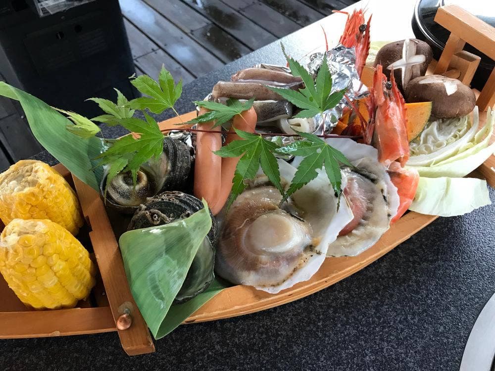 プチホテル サザンモースト バーベキューデッキ