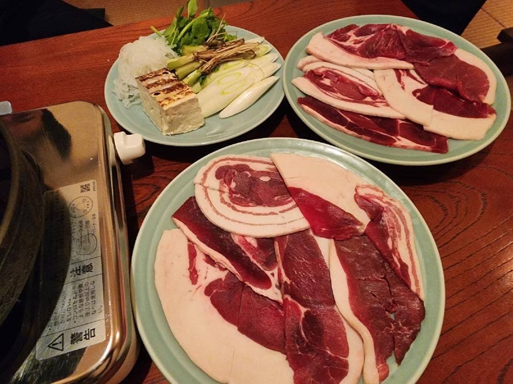 山くじら すき焼 ももんじや