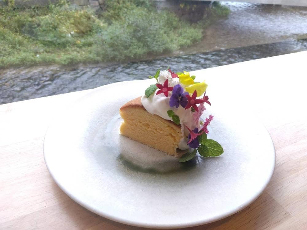 花 soufflé cheesecake