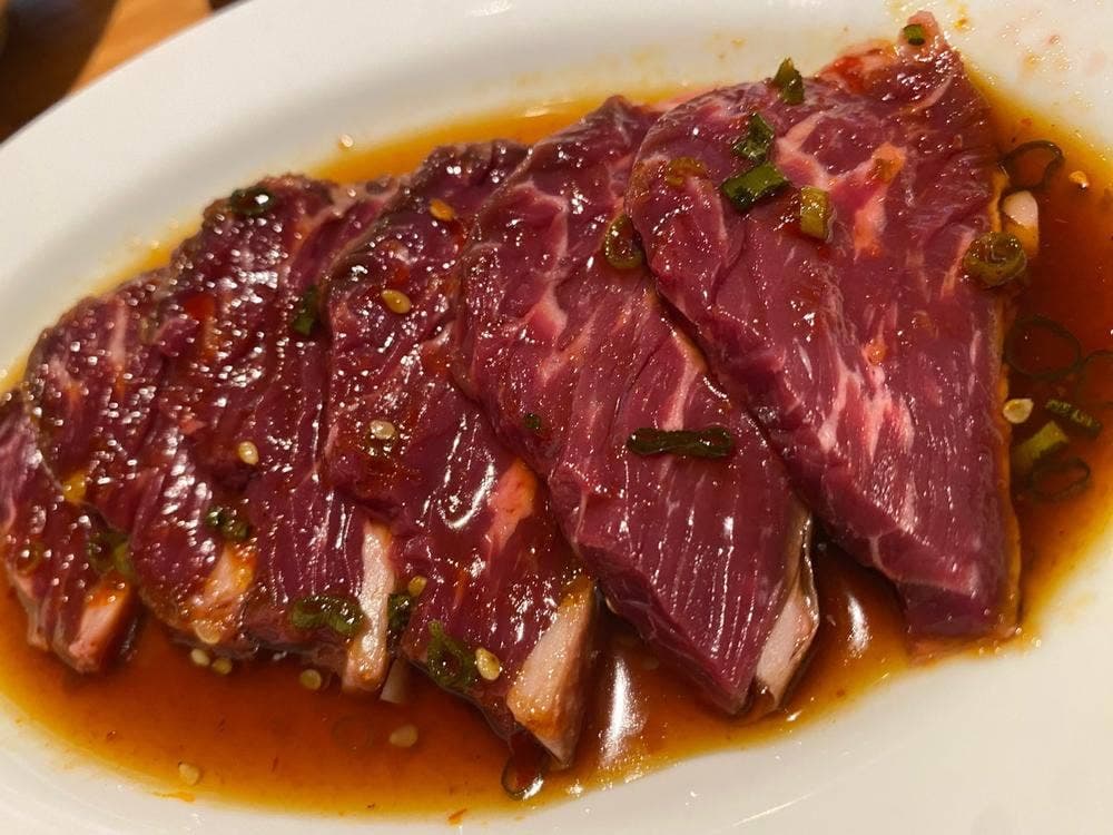 天満 カウンター焼肉 うしすき