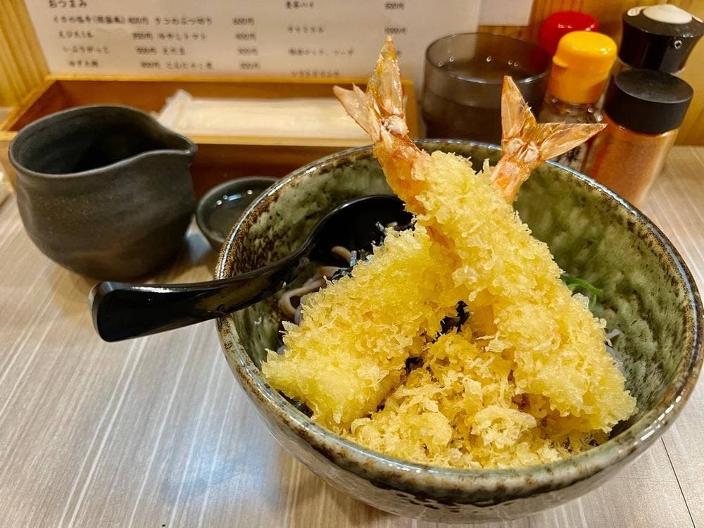 京 えび天そば