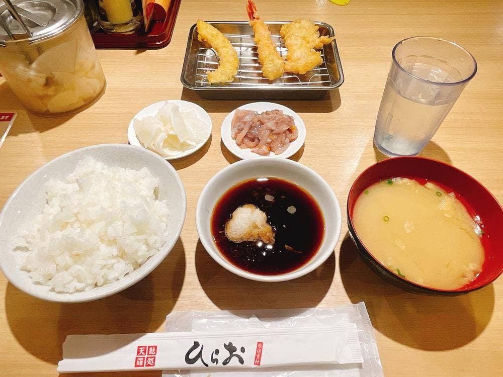 天麩羅処ひらお 大名店