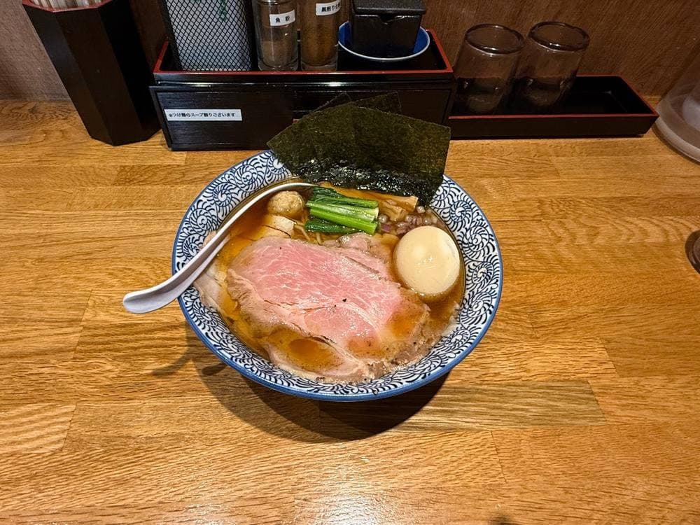 鶏節麺かびら