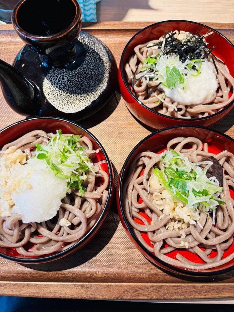 立ち食い蕎麦 噛む。