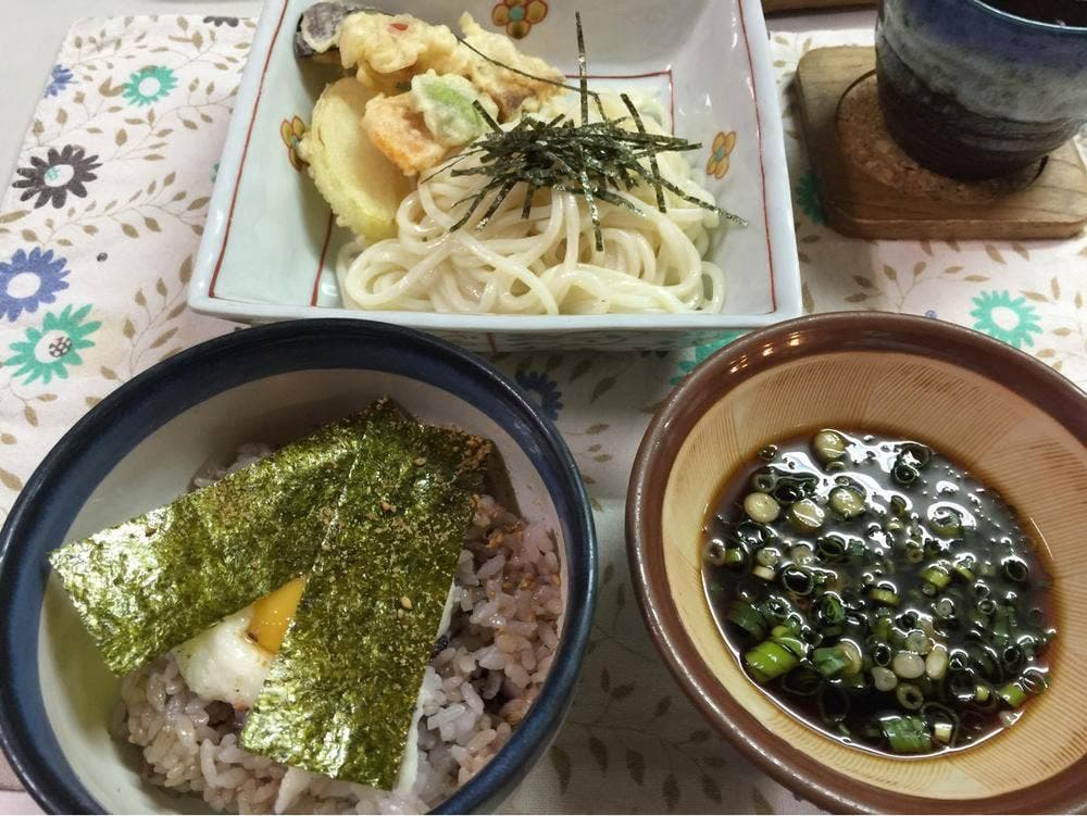 さざめうどん 落柿舎