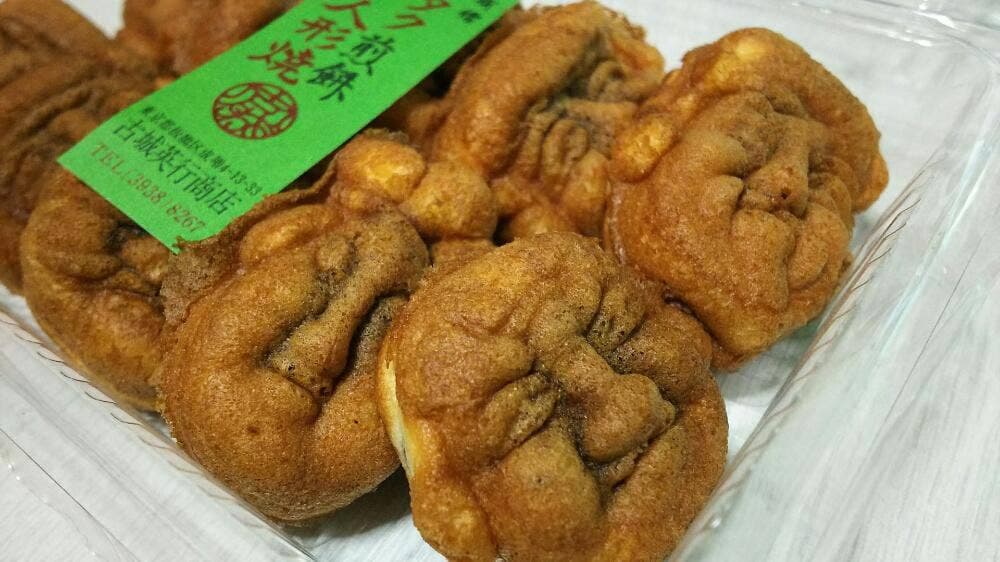 ゼイタク煎餅と重盛の人形焼