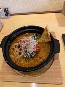 北海道スープカレー専門店 雪道