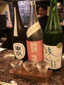 日本酒bar粋。