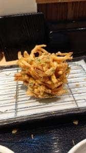 揚げたて天ぷら から天