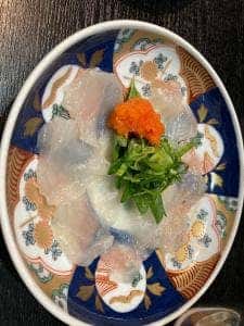 泳ぎふぐ 海物料理 河田