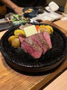 夜景 個室 肉割烹 牛若丸 梅田店