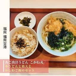 あご出汁うどん こがね丸 福岡空港
