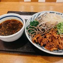 乱切り蕎麦と天丼 一の井