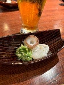 うにと牡蠣と日本酒と 遊成