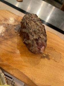 ハンバー牛定食 トラブミート