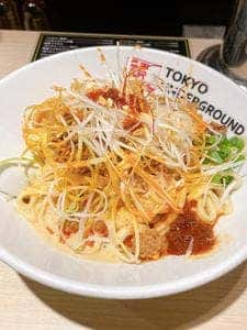 TOKYO UNDERGROUND RAMEN 頑者