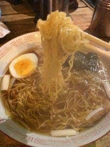 屋台のラーメン